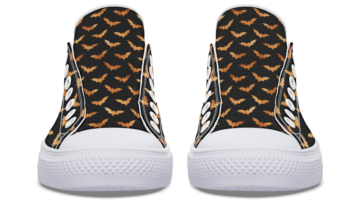 Halloween Bats Low Tops (Wide)