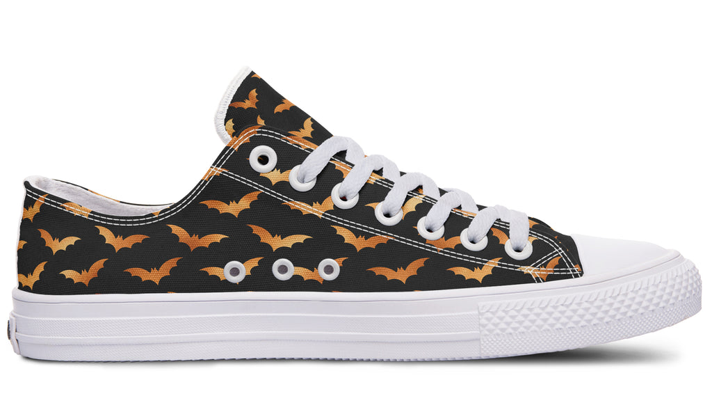 Halloween Bats Low Tops (Wide)