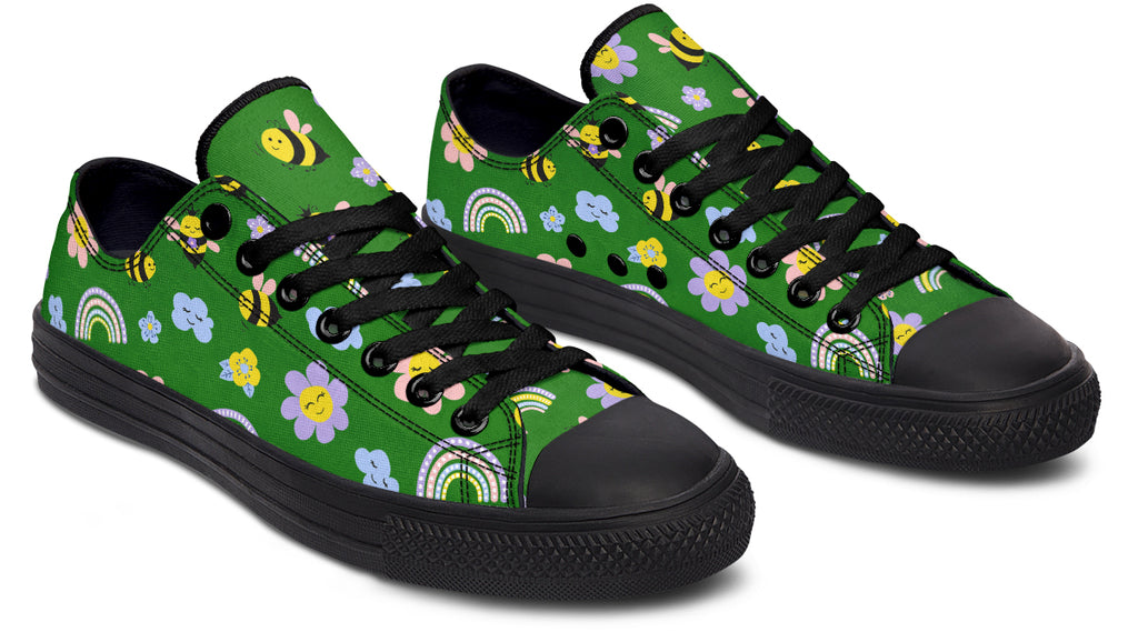Happy Bees Low Tops (Wide)
