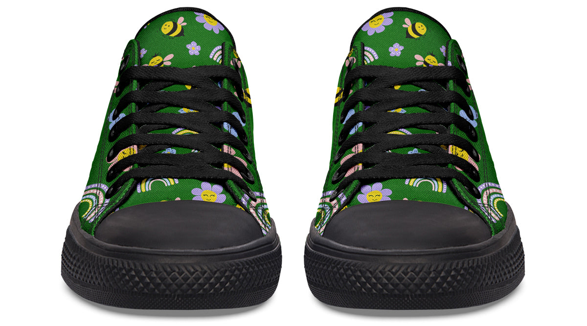 Happy Bees Low Tops (Wide)