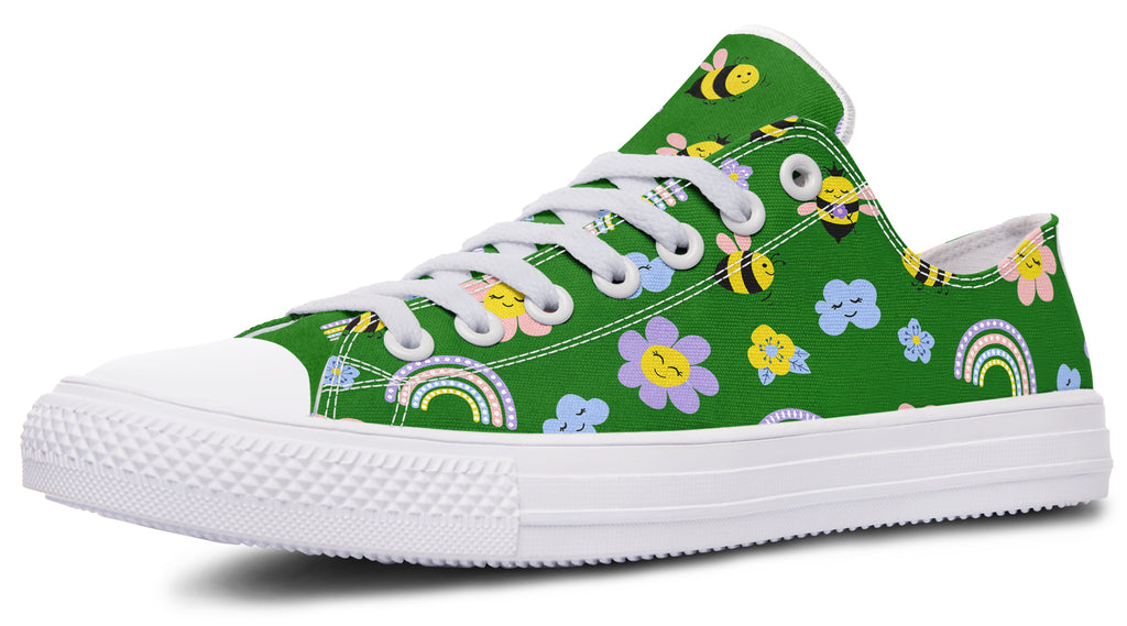 Happy Bees Low Tops (Wide)