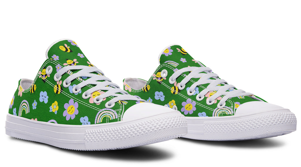 Happy Bees Low Tops (Wide)