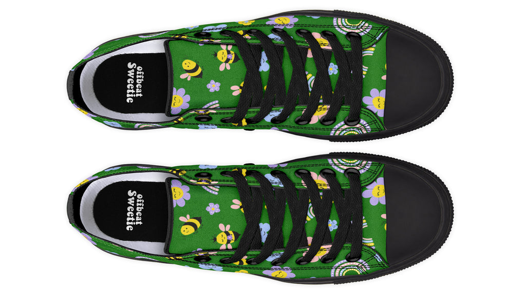 Happy Bees Low Tops (Wide)