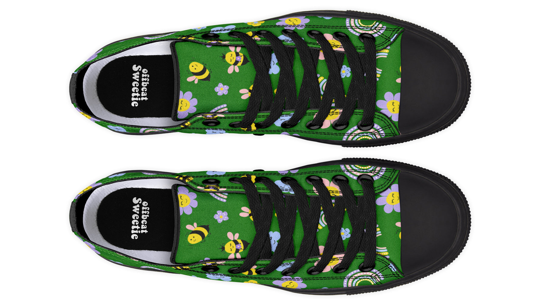 Happy Bees Low Tops (Wide)