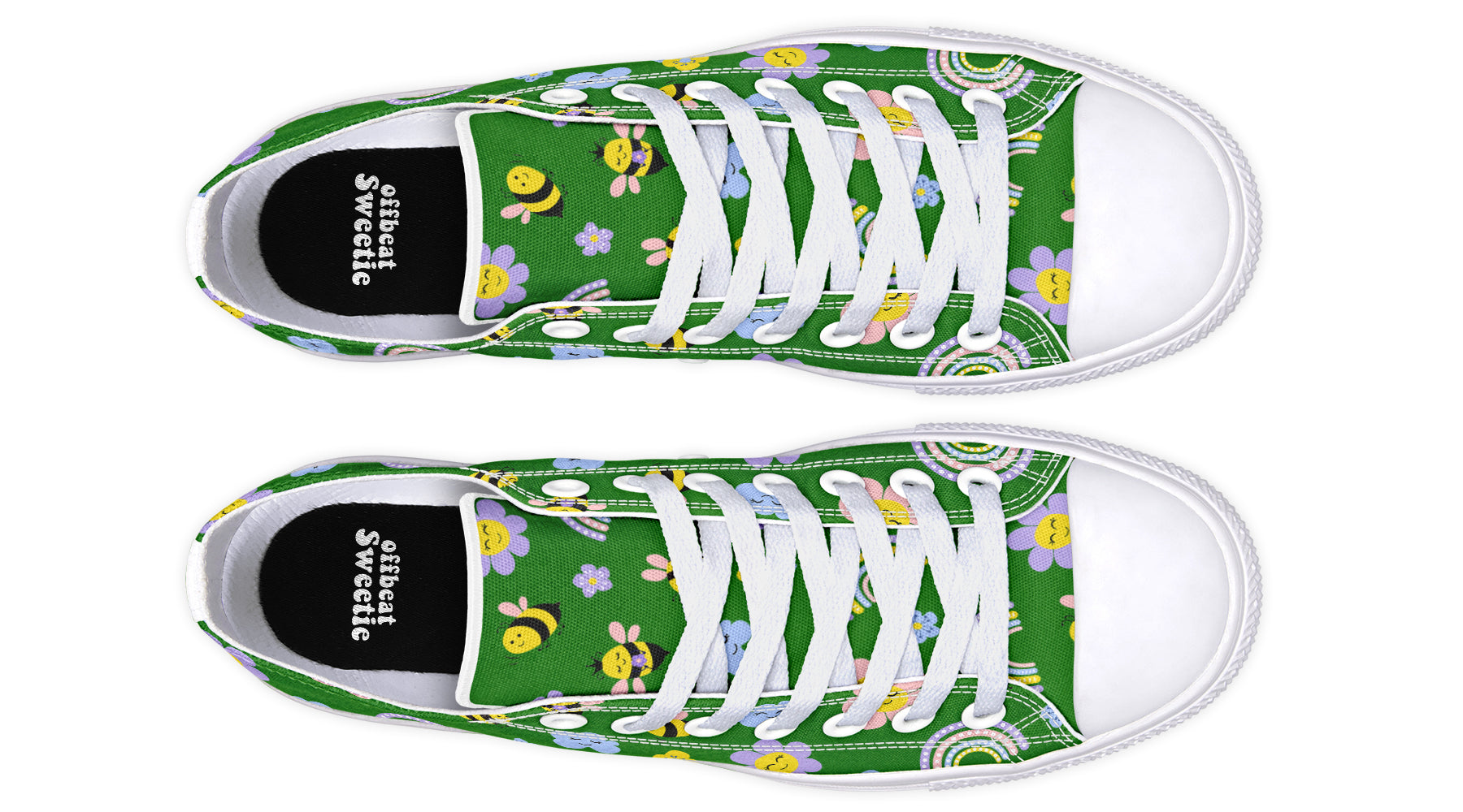 Happy Bees Low Tops (Wide)