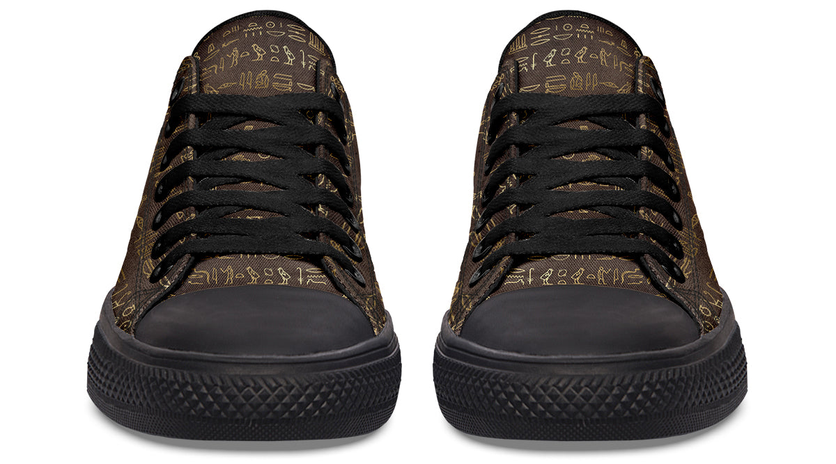 Hieroglyphics Low Tops - Offbeat Sweetie