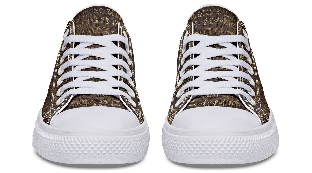 Hieroglyphics Low Tops - Offbeat Sweetie