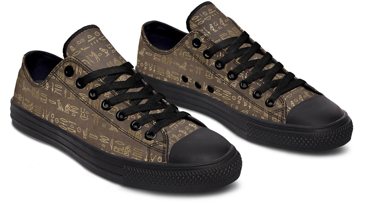 Hieroglyphics Low Tops (Wide)