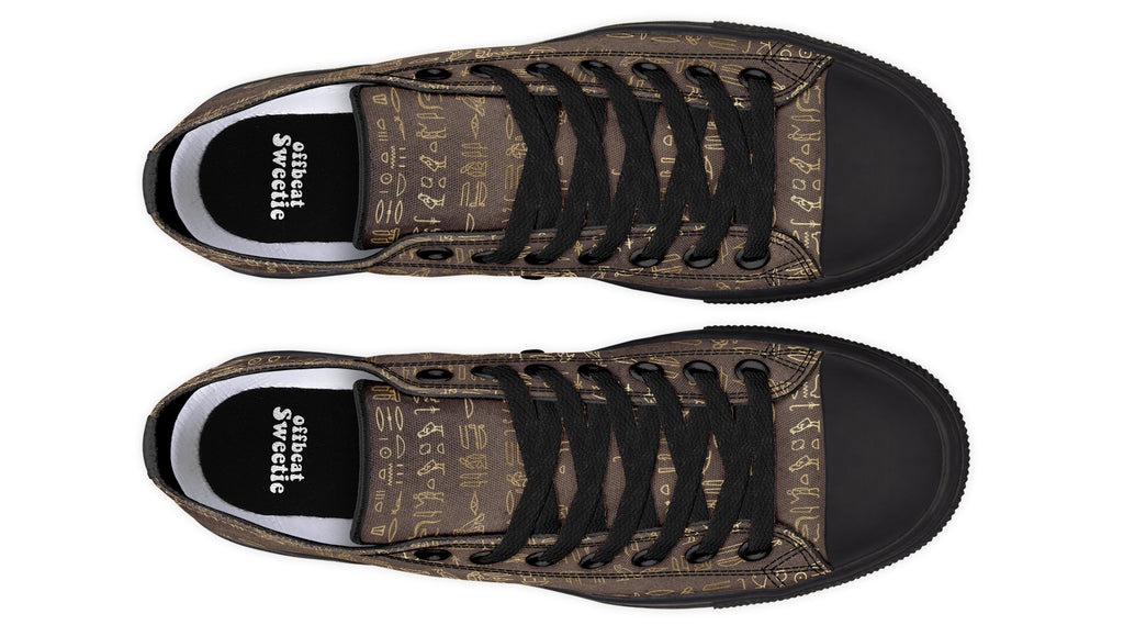 Hieroglyphics Low Tops (Wide)