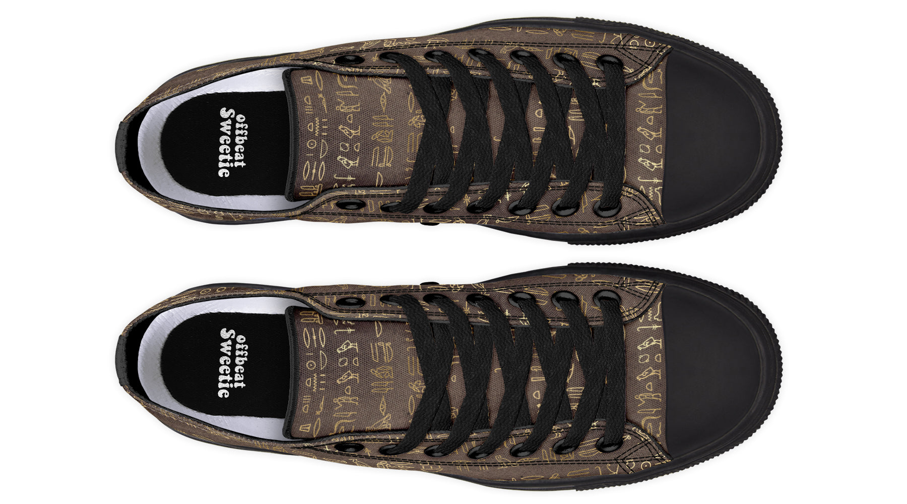 Hieroglyphics Low Tops (Wide)