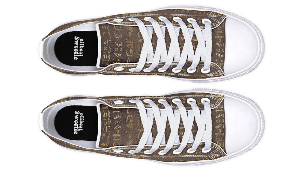 Hieroglyphics Low Tops (Wide)