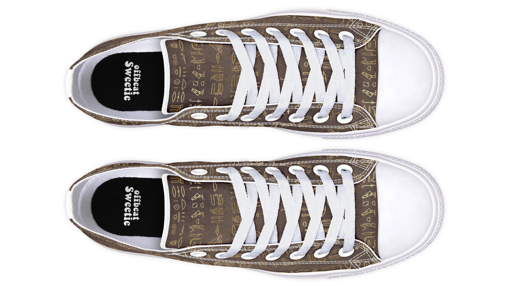 Hieroglyphics Low Tops (Wide)
