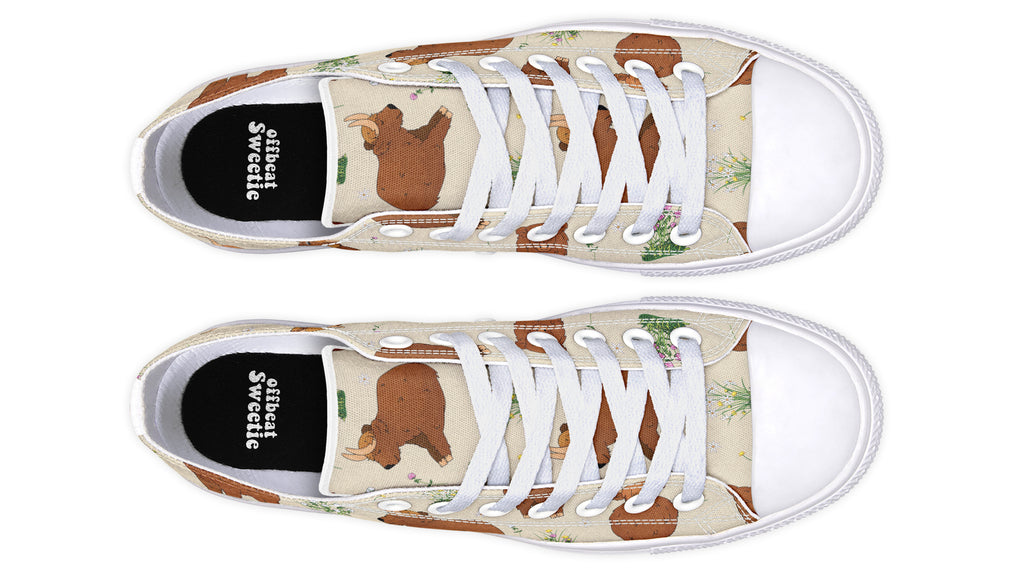 Highland Cows Low Tops (Wide)