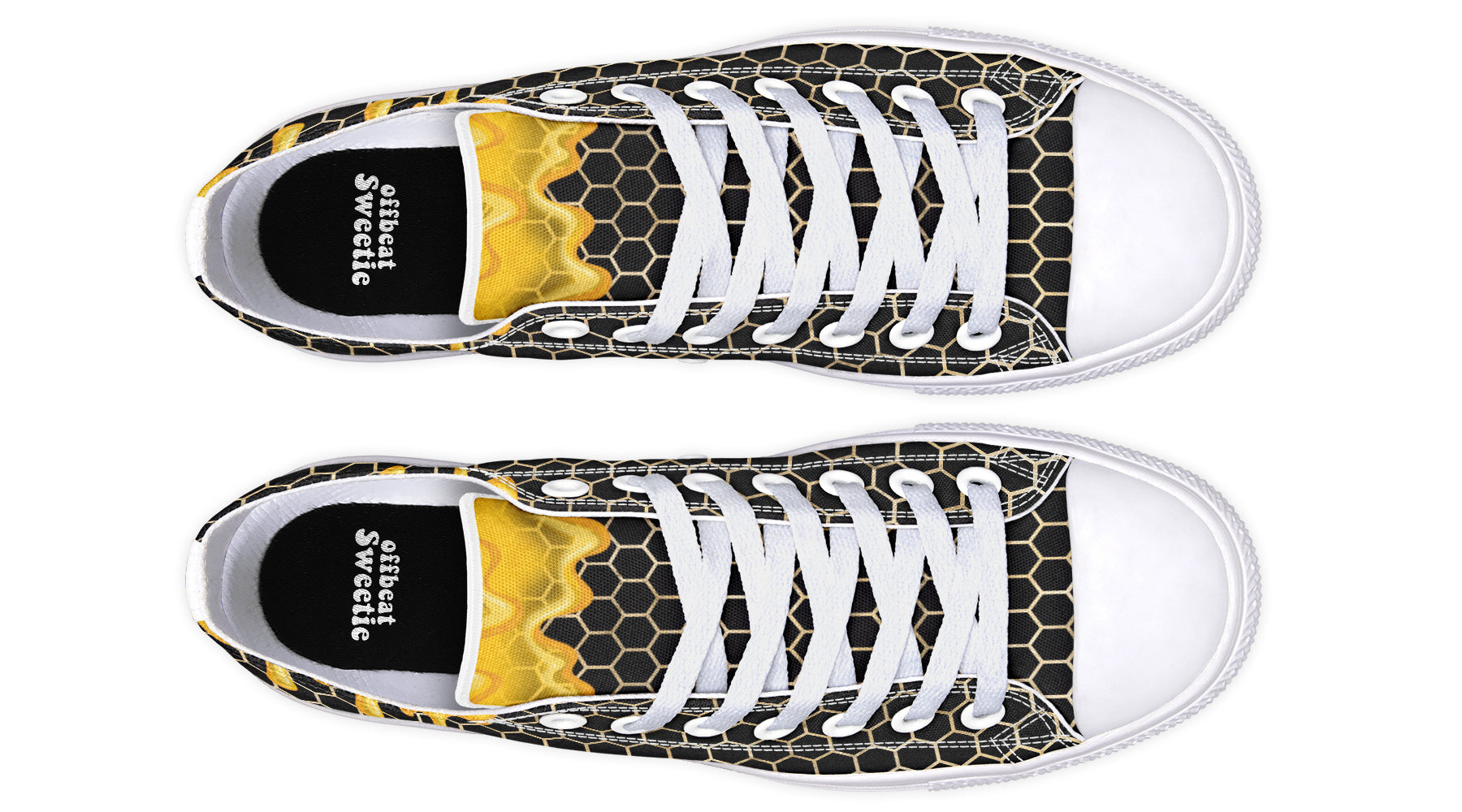 Honeycomb Low Tops - Offbeat Sweetie
