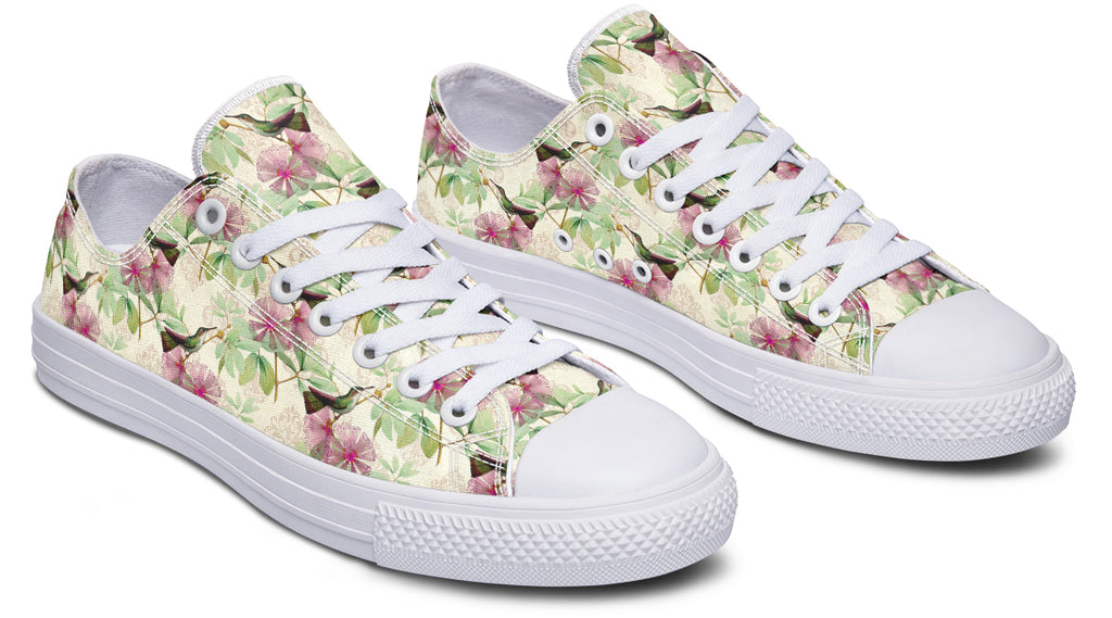 Hummingbirds Low Tops - Offbeat Sweetie
