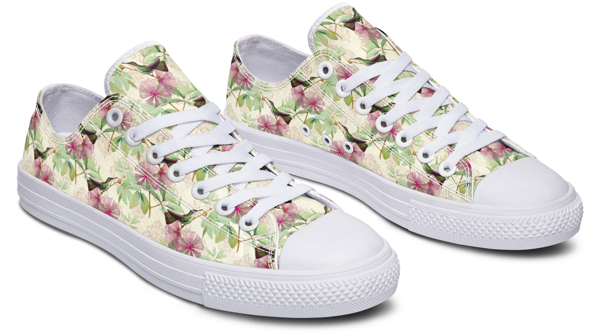 Hummingbirds Low Tops - Offbeat Sweetie