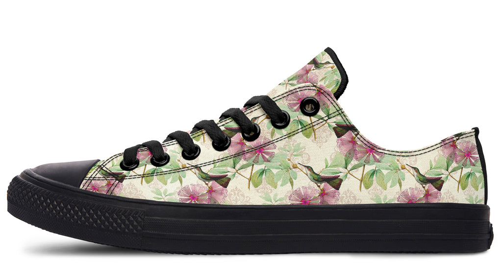 Hummingbirds Low Tops - Offbeat Sweetie