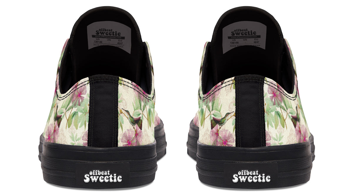 Hummingbirds Low Tops - Offbeat Sweetie