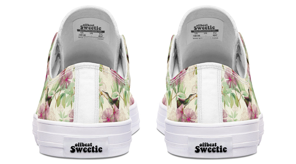 Hummingbirds Low Tops - Offbeat Sweetie