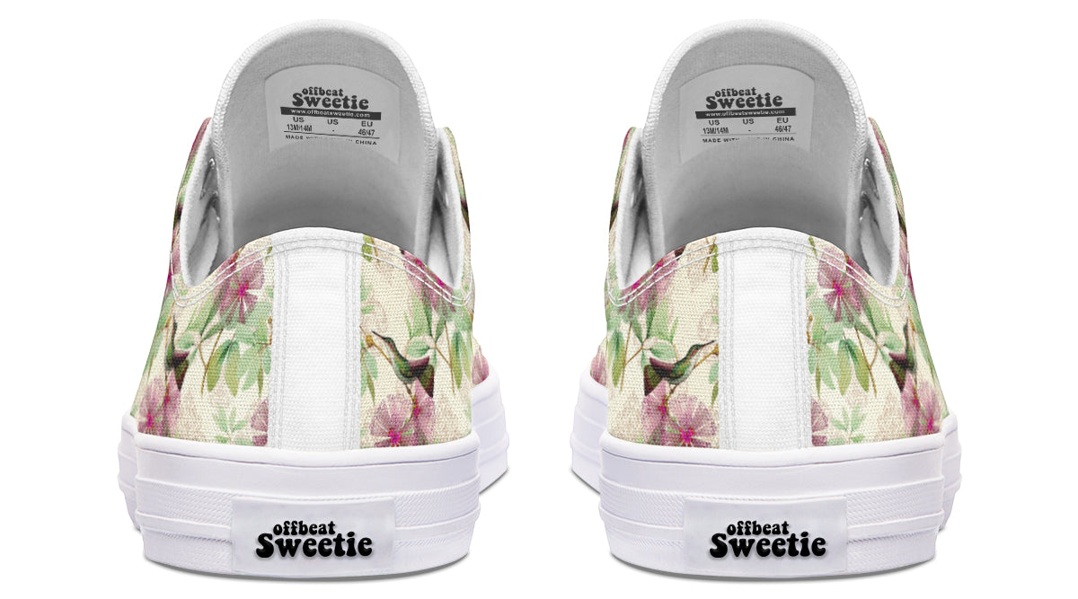 Hummingbirds Low Tops - Offbeat Sweetie
