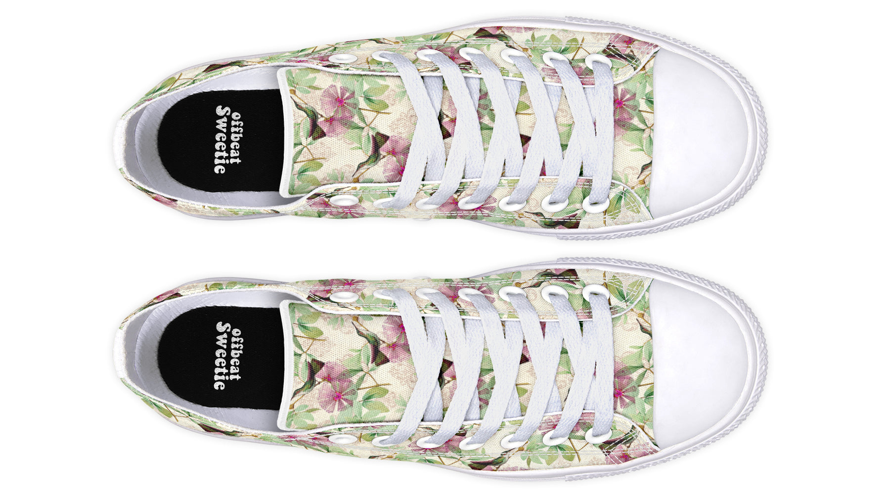 Hummingbirds Low Tops (Wide)