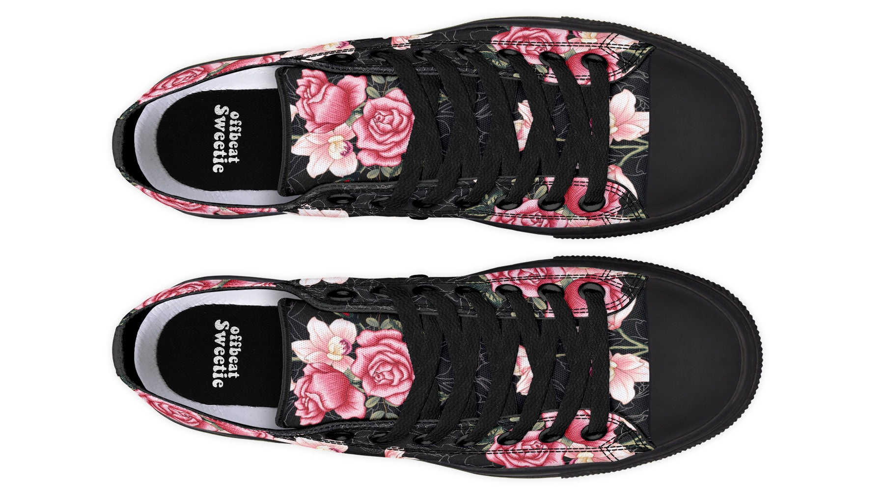 In Bloom Low Tops - Offbeat Sweetie