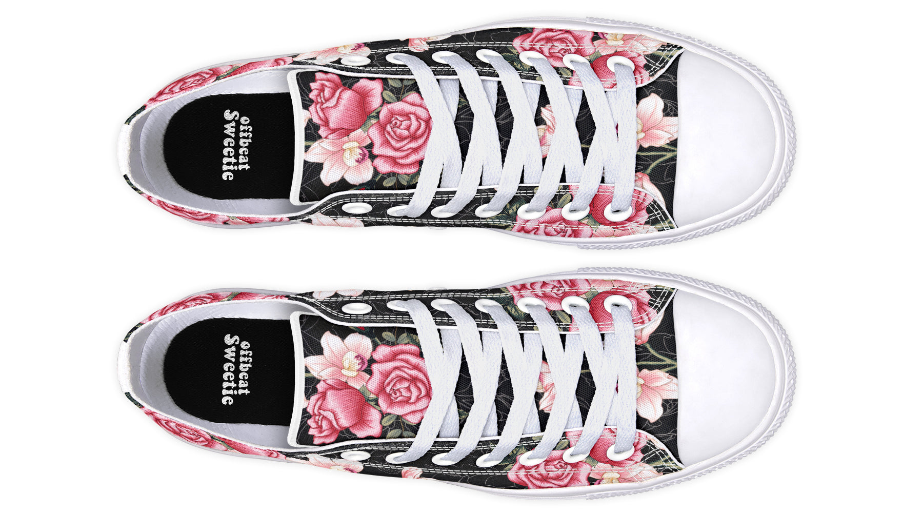 In Bloom Low Tops - Offbeat Sweetie