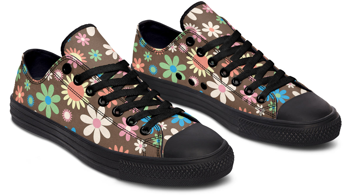 Judy's Flowers Low Tops - Offbeat Sweetie
