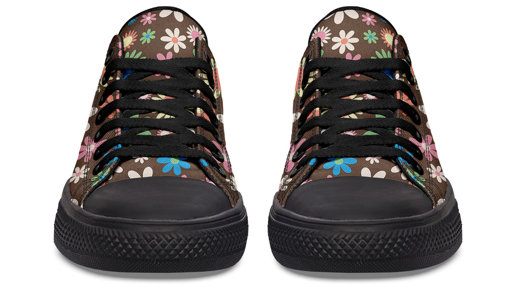 Judy's Flowers Low Tops - Offbeat Sweetie