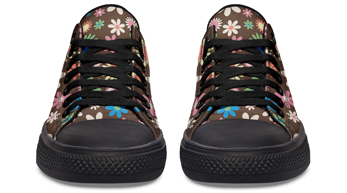 Judy's Flowers Low Tops - Offbeat Sweetie