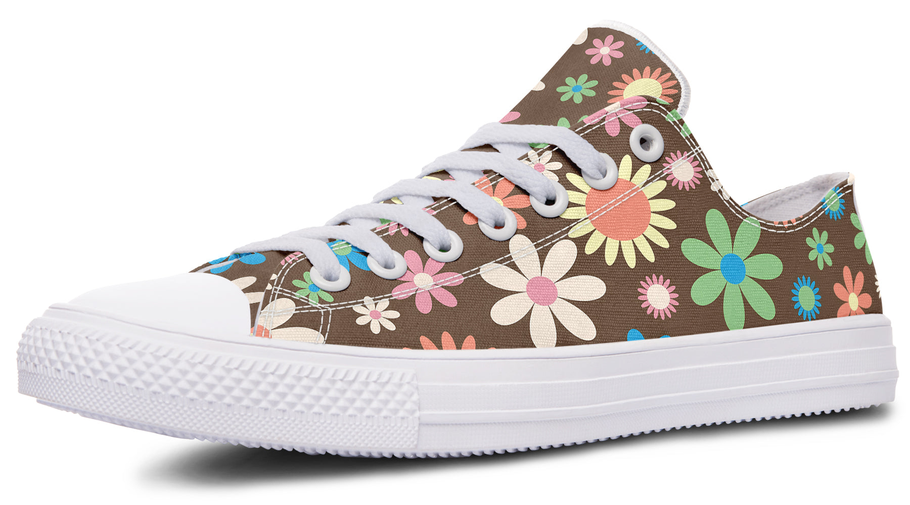 Judy's Flowers Low Tops - Offbeat Sweetie