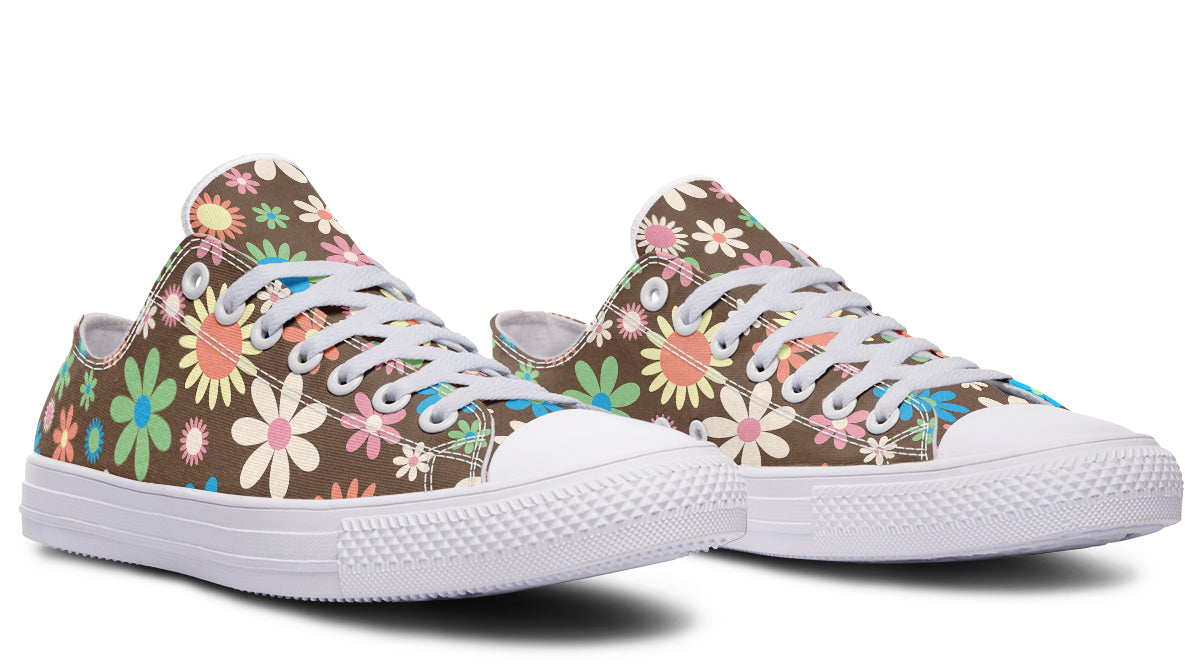 Judy's Flowers Low Tops - Offbeat Sweetie