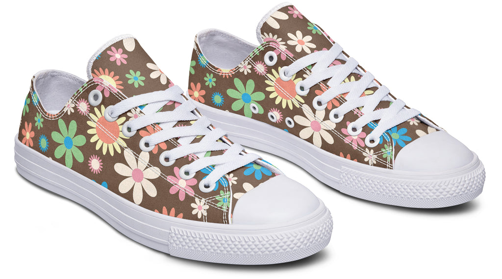 Judy's Flowers Low Tops - Offbeat Sweetie