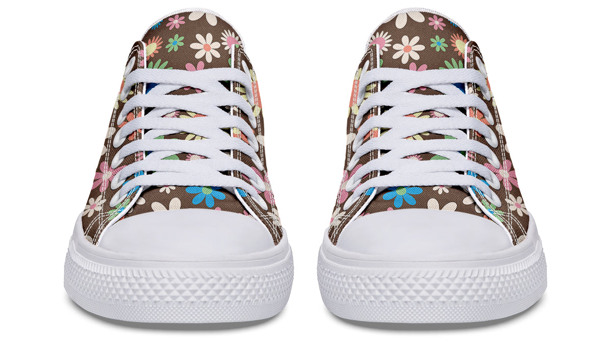 Judy's Flowers Low Tops - Offbeat Sweetie