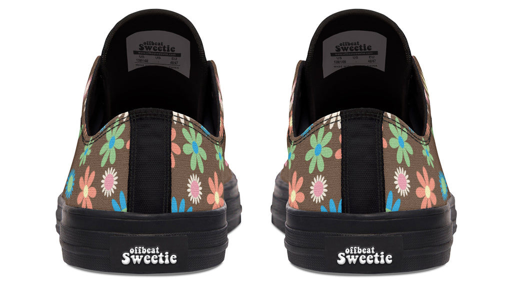 Judy's Flowers Low Tops - Offbeat Sweetie