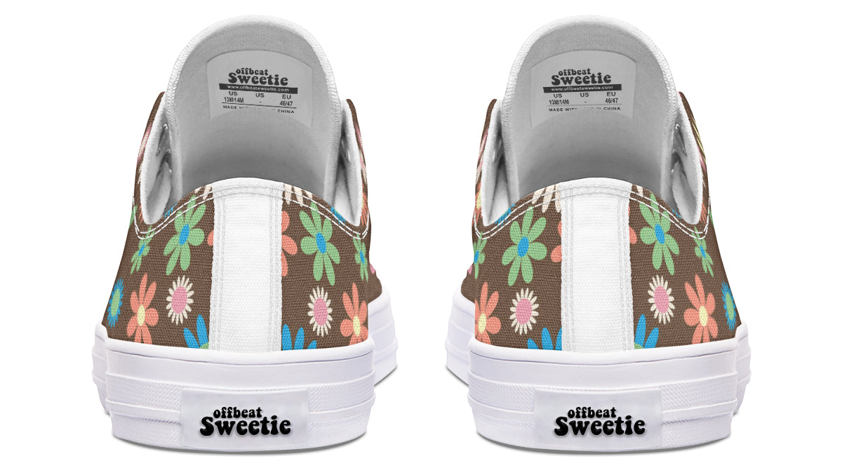 Judy's Flowers Low Tops - Offbeat Sweetie