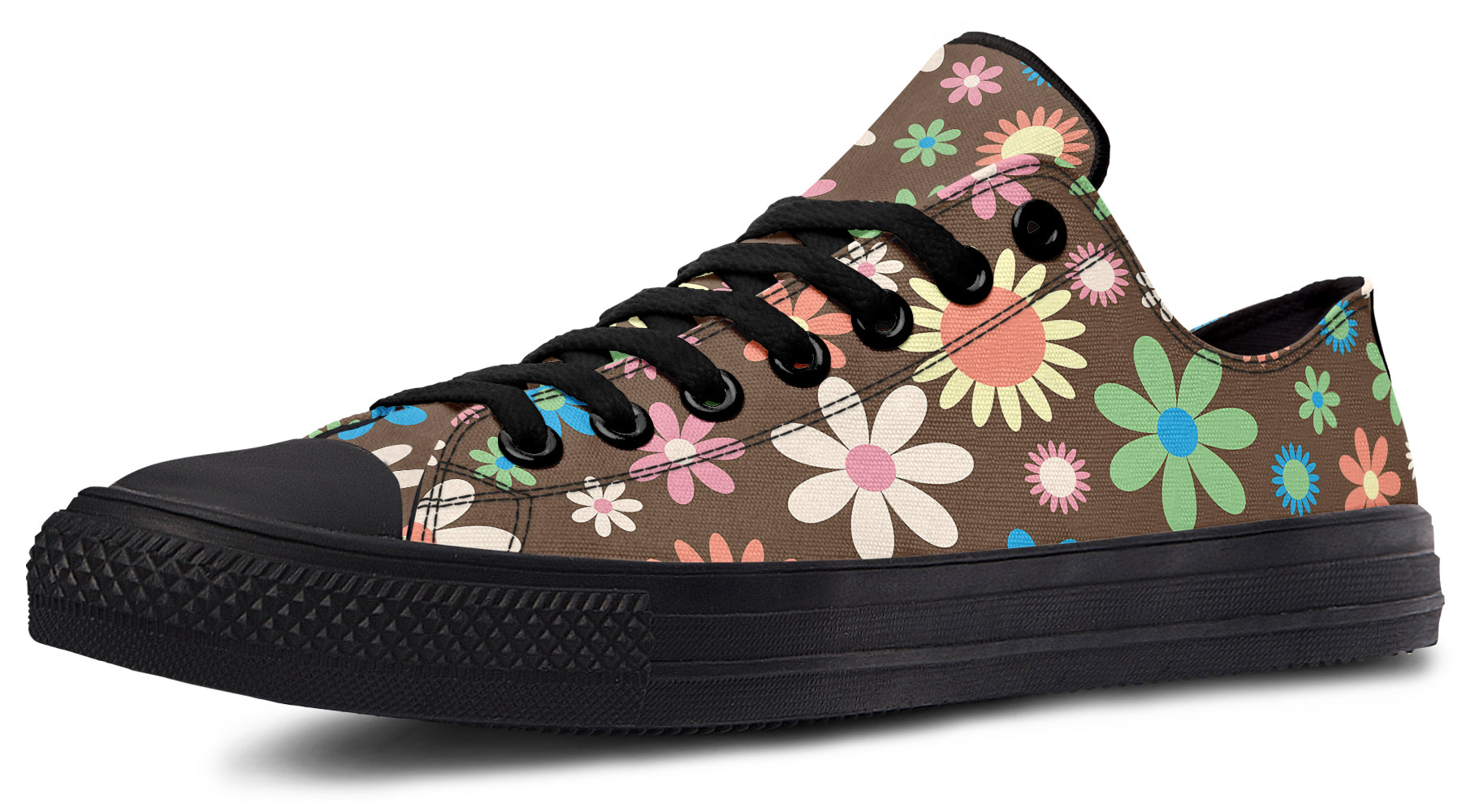 Judy's Flowers Low Tops (Wide)