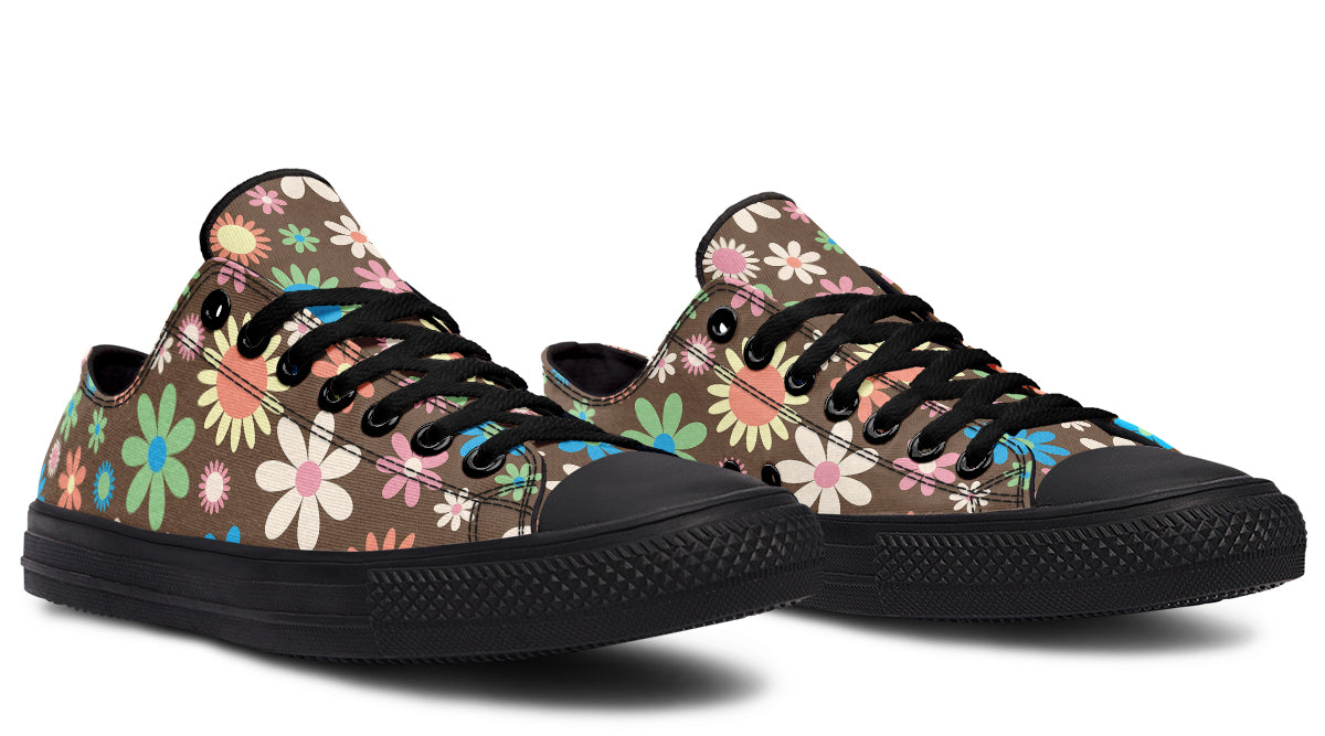 Judy's Flowers Low Tops (Wide)