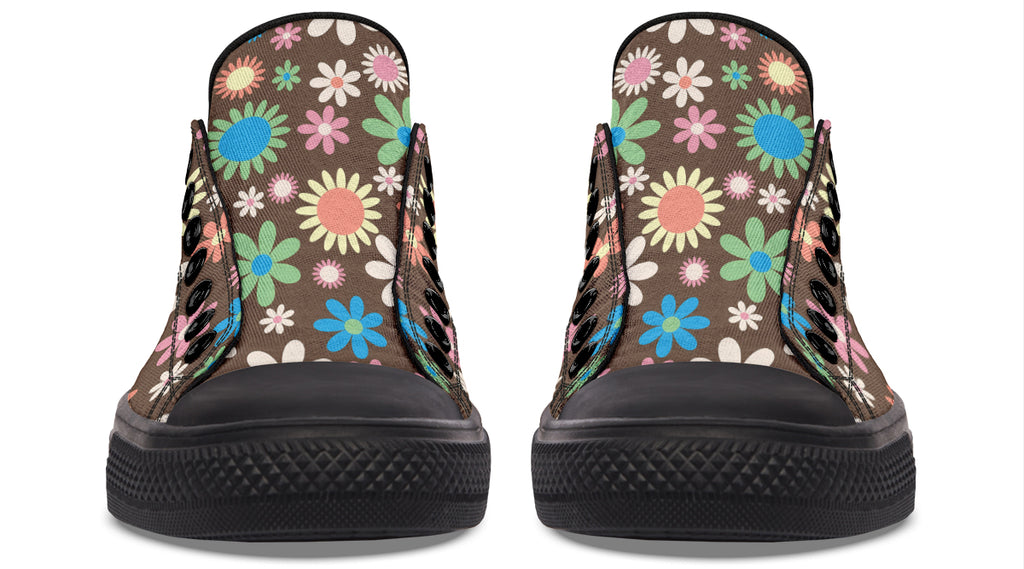 Judy's Flowers Low Tops (Wide)