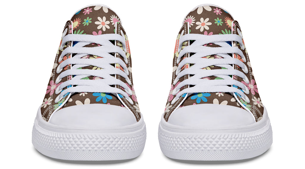 Judy's Flowers Low Tops (Wide)