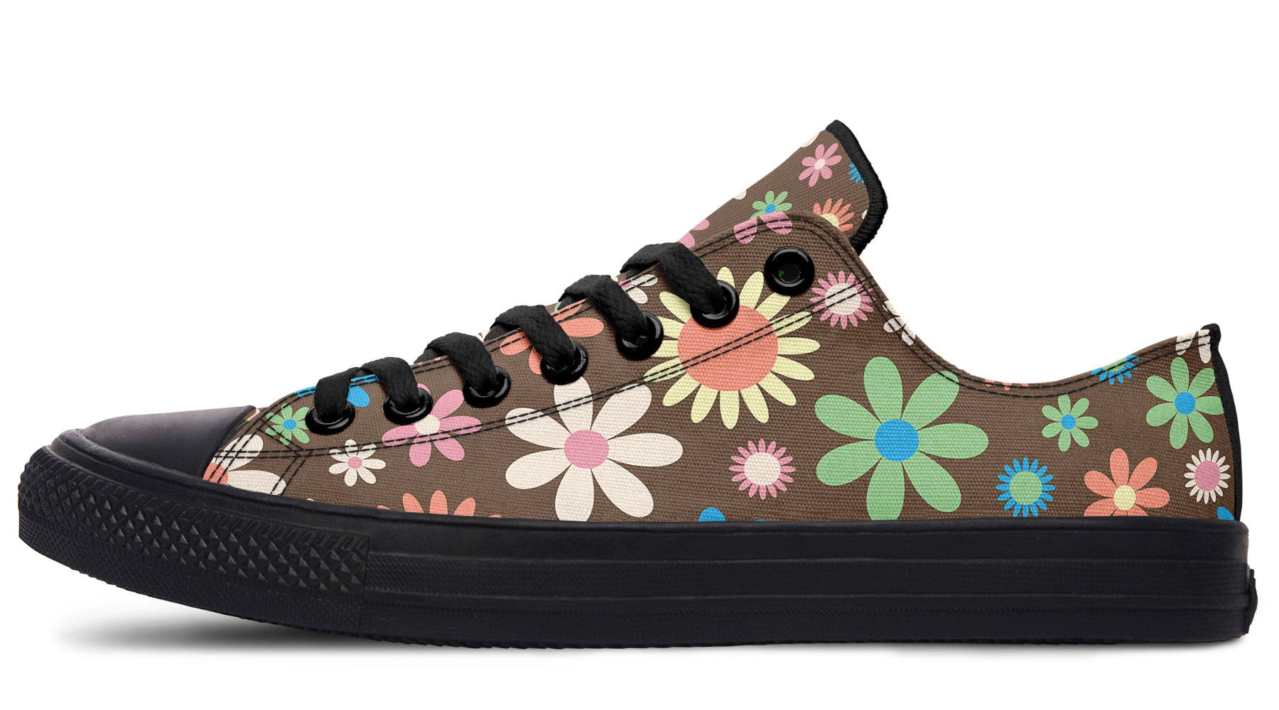 Judy's Flowers Low Tops (Wide)
