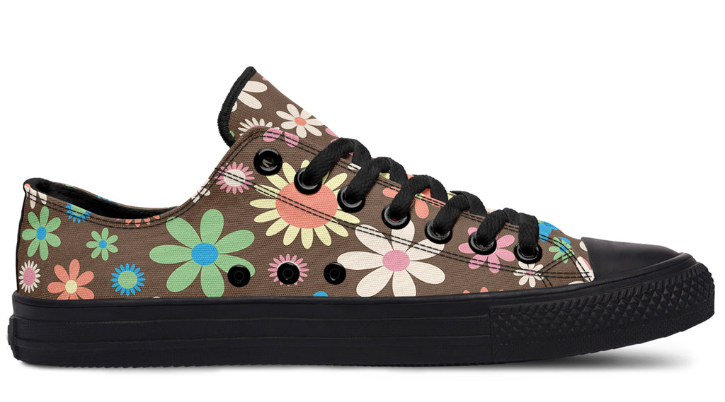 Judy's Flowers Low Tops (Wide)