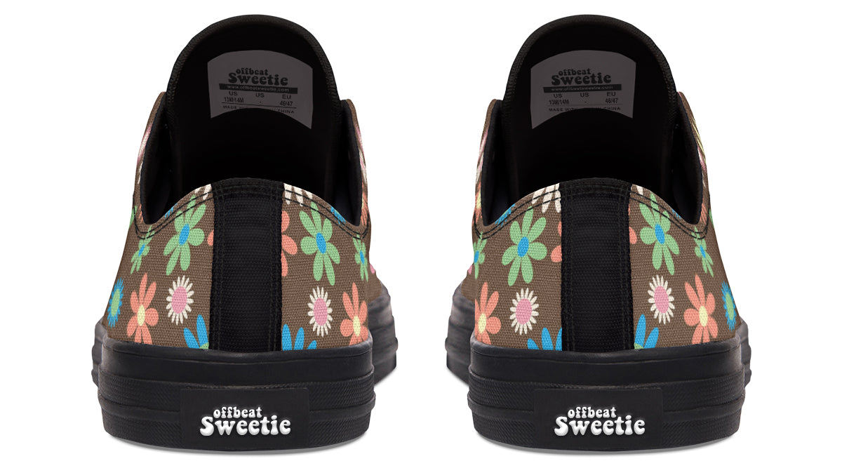 Judy's Flowers Low Tops (Wide)