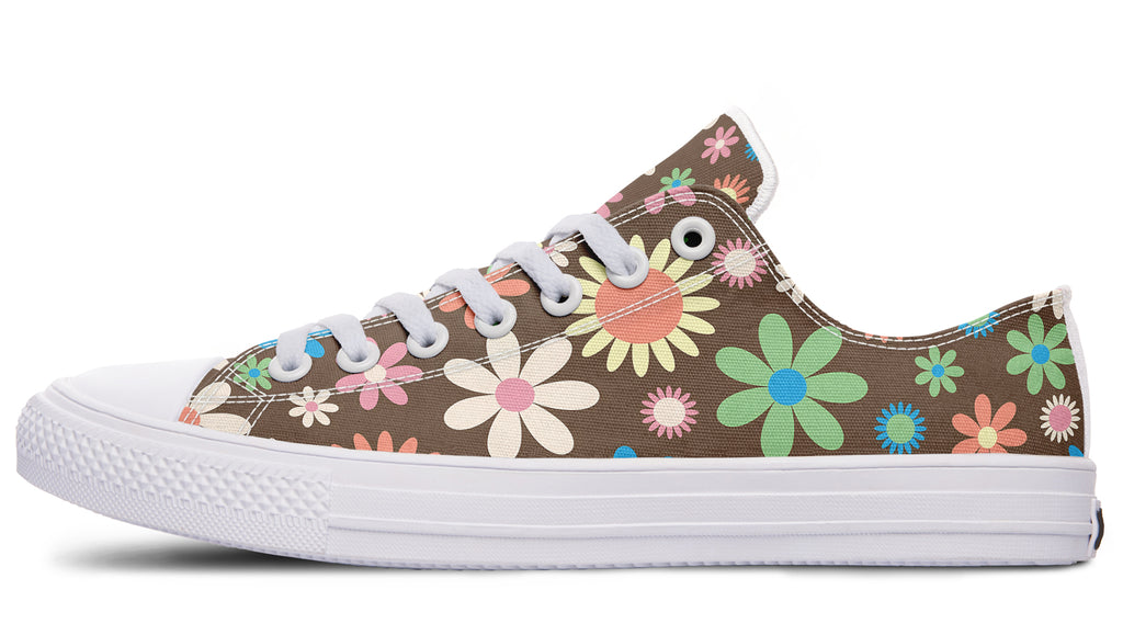 Judy's Flowers Low Tops (Wide)