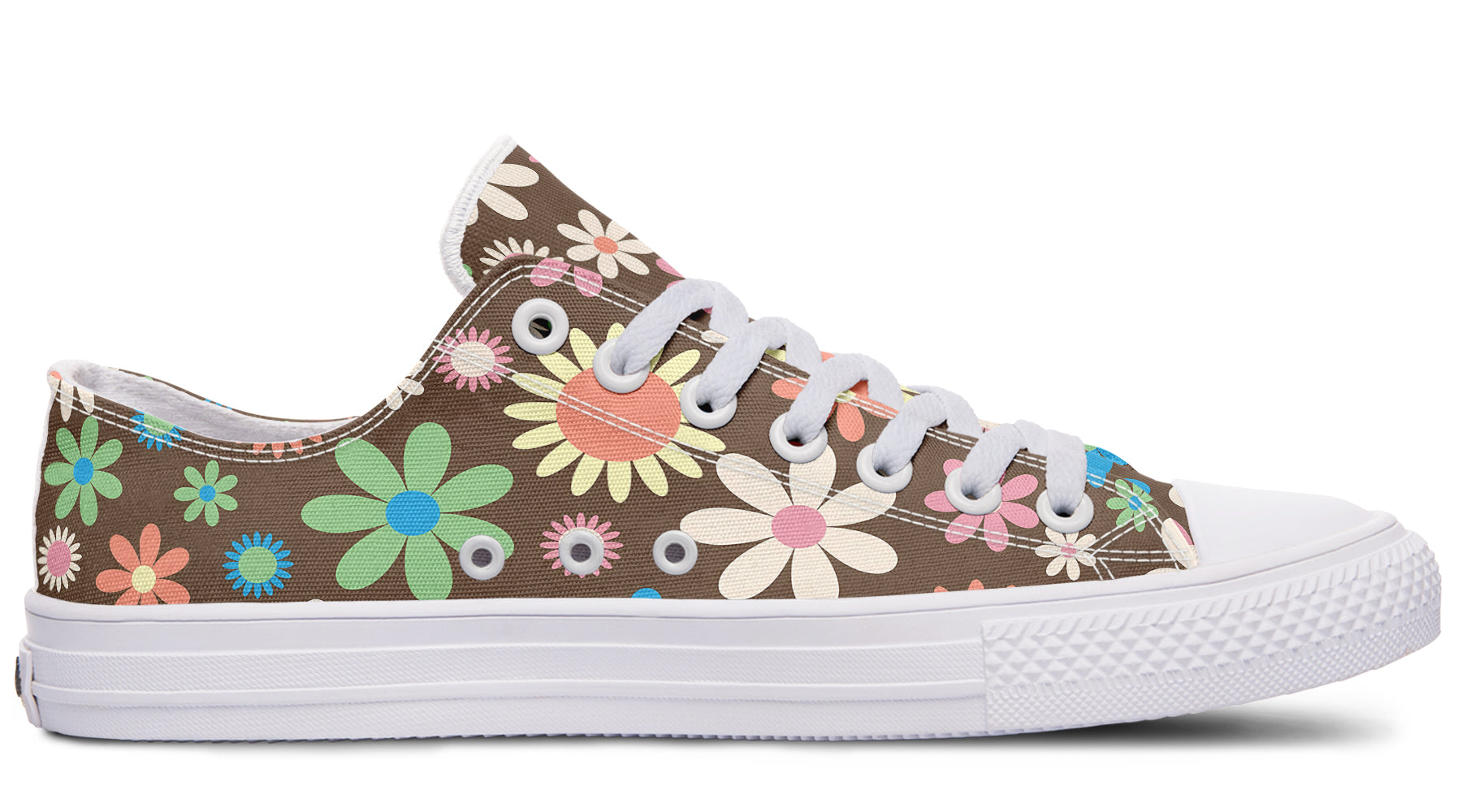 Judy's Flowers Low Tops (Wide)