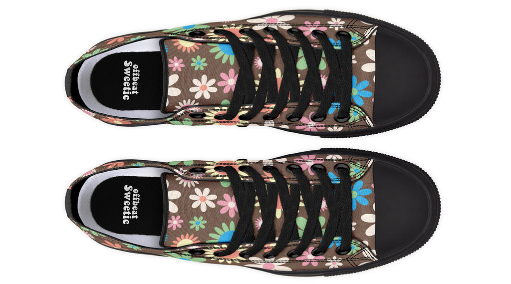 Judy's Flowers Low Tops (Wide)