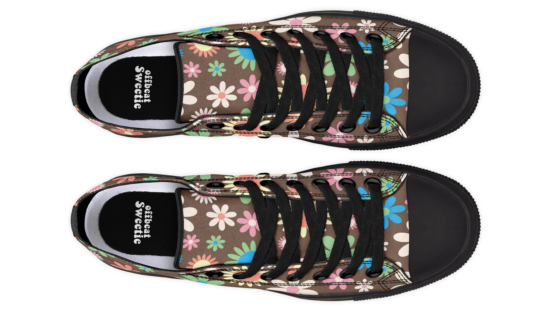 Judy's Flowers Low Tops (Wide)