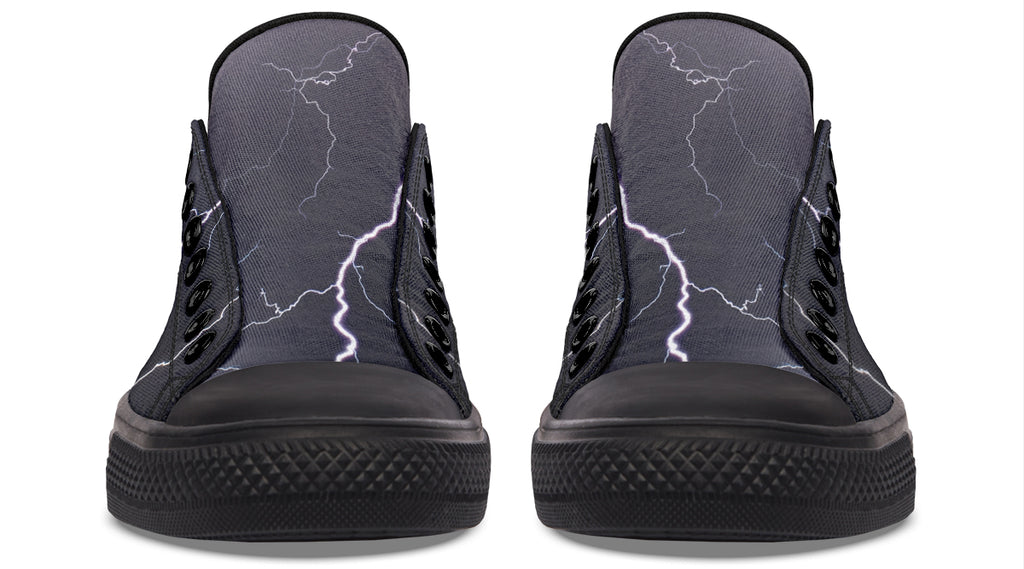 Lightning Crashes Low Tops (Wide)