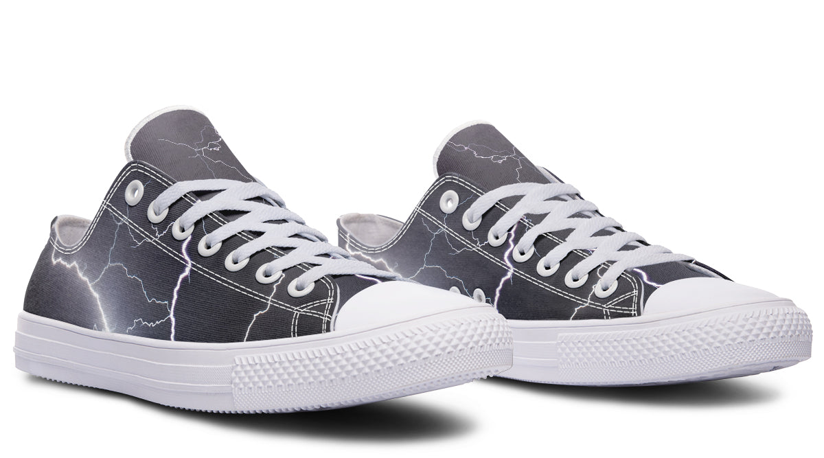 Lightning Crashes Low Tops (Wide)