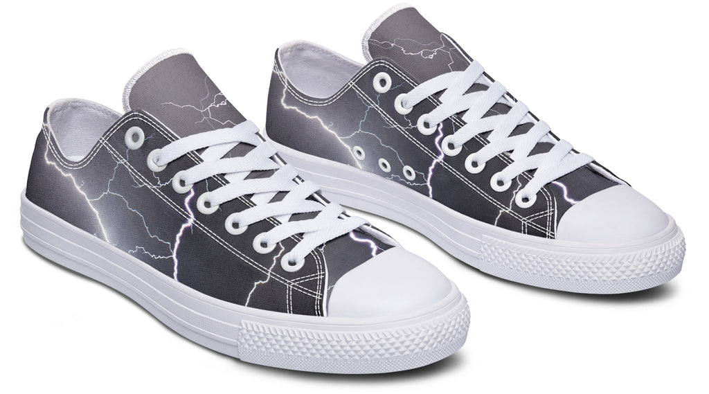 Lightning Crashes Low Tops (Wide)